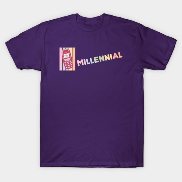 Millennial Generation • Mobile Phone T-Shirt by The MKE Rhine Maiden